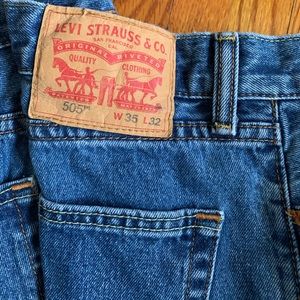 Men’s Levi’s 505 jeans